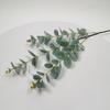 Flor artificial hoja de dinero 3D mano cobre dinero hierba decoración hogar flor falsa ramo de boda planta verde hojas falsas eucalipto