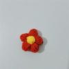 Te envío una florecita roja pulsera tejida Jackson Yi pulsera para el pelo pulsera alrededor del pasador de pelo broche pequeño de joyería