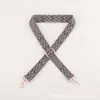 Alça Estendida Jacquard Tecida Ajustável Padrão W Substituição Estilo Étnico Ombro Único Transversal Acessório de Alça para Bolsa Feminina