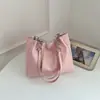 Bolsa Moda Tendência Estilo Coreano Feminina 2026 Outono Nova Chegada Grande Capacidade Bolsa de Ombro Casual Bolsa Tote Elegante para o Dia a Dia