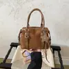 Nova Bolsa de Ombro Retro para Mulheres Outono de 2026, Bolsa de Ombro para o Trabalho, Bolsa Tote Boston Grande Capacidade, Moderna e Única