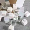 Accesorios para Joyería DIY de Cuentas Transfronterizos Cubo Cuadrado de Acrílico con Agujero Lateral Cuentas Sueltas para DIY Bisutería Pequeños Accesorios Venta al por Mayor