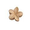 Pinza para Flores Transfronteriza de Alta Gama Color Sólido Esmerilado Horquilla Pinza de Tiburón Horquilla Temperamento Tocado Accesorios para el Cabello Venta al por Mayor