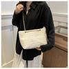 Bolso Grande Estilo Fresco Pequeño para Mujer 2024 Primavera Nuevo Bolso Tote de Lona con Encaje Estilo Coreano Simple de Gran Capacidad Bolso de Hombro