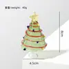 Árbol de Navidad degradado hecho a mano en Zibo regalo de cumpleaños adorno de artesanía en vidrio decoración de Navidad al por mayor