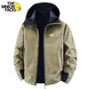 Nueva Chaqueta Táctica de Polar para Montañismo de Primavera y Otoño, Chaqueta Soft Shell a Prueba de Viento, Chaqueta con Capucha para Hombre de Otoño e Invierno para Exteriores