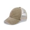 Sombrero de Algodón Lavado Logo Bordado Europeo y Americano Hacer Viejo Sombrero Torre Venta al por Mayor Gorra de Copa Suave Retro Placa Ligera Gorra de Béisbol