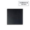 Alfombrilla cuadrada para taza de té de cuero en stock transfronteriza se puede fijar logo de empresa hilo de coser con borde aceitado alfombrilla redonda para taza de cuero pu