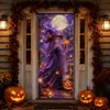 Pegatinas de vidrio para ventanas y puertas con temática de Halloween, impermeables y a prueba de aceite, nuevas pegatinas de pared de fondo para decoración de fiestas de Amazon, pegatinas para puertas