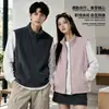 Jaqueta Colete Masculino Polar Fleece Casual Espesso Quente Outono Inverno 320g Colete Polar Fleece