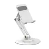 Soporte para Teléfono Móvil Plegable de Metal 360 Grados para Tablet de Escritorio, Transmisión en Vivo Perezosa, Soporte Portátil