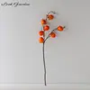 Ramo artificial de caqui 7 cabeças falso romã romã limão ramo de frutas casa Ano Novo decoração arranjo de flores suprimentos de casamento