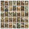 Compra directa transfronteriza de 36 tarjetas temáticas vintage de aventura y exploración para que los entusiastas de la aventura las coleccionen, regalen y decoren