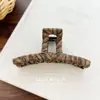 Pinza para el cabello de tela a cuadros coreana, envolvente, a la moda y dulce, versátil para recogidos en la parte trasera de la cabeza, accesorio para el cabello tipo pinza de tiburón