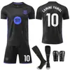 A2526 Barcelona Versão Co-Branded Mamba Negra 8 Pedri 11 Raphinha Camisa de Futebol Infantil Camisa