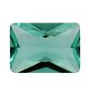 Huagang Gem Rectangular Ángulo Recto Coche Flor Vidriera Piedra Nuda Anillos de Vidrio Multicolor Outlet de Fábrica de Joyería