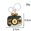 Chaveiro Pingente Acessórios Câmera de Projeção Kulomi Fofo de Desenho Animado Sanrio Ornamento Pendurado Luminoso Pingente de Bolsa Pequeno