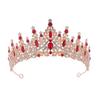 Corona Nupcial Popular Transfronteriza Corona de Cristal Boda Cumpleaños Accesorios Vestido de Princesa Diadema de Pedrería Estilo Europeo