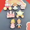 Castelo Desenho Animado Brilhante Série Pônei Príncipe Princesa Acessórios de Resina DIY Grampo de Cabelo Capa de Celular Decoração Adesivos