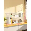 Estantería de escritorio al por mayor, Estante de almacenamiento de escritorio, Organizador de escritorio de oficina, Mesa de comedor, Escritorio de dormitorio, Estante pequeño multicapa, Divisor de estación de trabajo