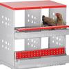 Caja de Huevos para Nido de Pollo Transfronteriza Galvanizada Duradera Montada en Pared de Dos Agujeros Tres Agujeros Cuatro Agujeros Caja de Huevos de 6 Agujeros Caja de Huevos Conveniente