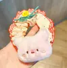 2026 Versión Coreana Lindo Scrunchie de Peluche Dibujo Animado Otoño e Invierno Goma para el Cabello Accesorio para el Cabello Diario Dulce