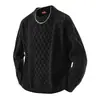 Suéter Vermelho para o Ano de Nascimento, Outono e Inverno Estilo Preguiçoso Masculino Cardigan de Tricô Grosso de Alta Qualidade, Natal Comércio Exterior Atacado Transfronteiriço