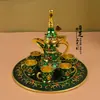 Artesanías de Lata de Colores de Característica Étnica de Xinjiang Adornos Pequeños Utensilios para Vino Regalos de Botella de Vino de Metal Regalos Conmemorativos