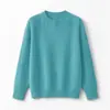 Raff estilo similar 100% lana de oveja tejido de ochos cuello redondo jersey sin costuras una pieza suéter de lana suéter mujer otoño invierno