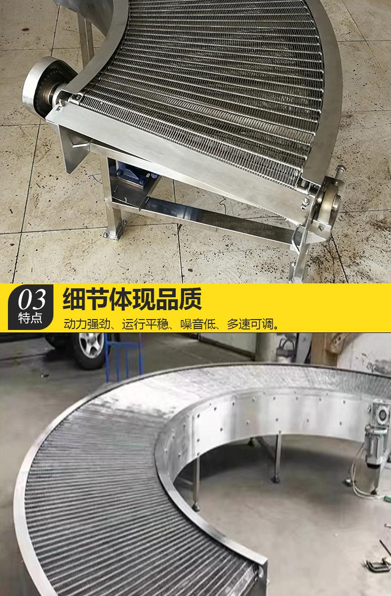 食品隧道炉烘干机网带转弯机蛋糕果蔬清洗流水线