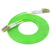 Cable de Fibra Óptica de Grado Telecomunicaciones 10g Jumper LC-LC Multimodo Doble Núcleo OM3/OM4 50/125 Pigtail Material LSZH