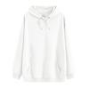 Sudadera Ins de Color Sólido sin Capucha con Cuello Redondo para Mujer Primavera y Otoño Oversize Abrigo Delgado Estilo Coreano Moda Holgada Top Perezoso