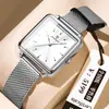 Reloj Cuadrado Pequeño de Marca Suiza para Mujer, Reloj de Cuarzo, Reloj de Pulsera de Moda, Dropshipping para Transmisiones en Vivo