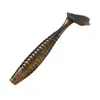 Luya 6.5cm/2.2g Isca Macia de Cauda Flutuante Luya Isca Macia Minhoca Macia Biônica Isca Macia Peixe-baixo de Poço Negro e Peixe Mandarim