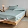 Lençol de Elástico de Peça Única Classe A Protetor de Colchão Cobertura de Cama de Cobertura Total Cor Sólida Peça Única Apenas Cobertura de Cama à Prova de Poeira e Sujeira Venda por Atacado