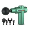 Pistola de masaje Fascia nueva transfronteriza cabezal de masaje frío y caliente portátil fitness masajeador muscular cervical universal masajeador de cuerpo completo