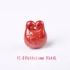 Fidelidad accesorios de joyería de cinabrio natural al por mayor alto contenido bolsa de arena imperial bolsa de dinero Ruyi Xiangyun accesorios diy