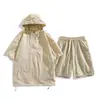Conjunto novo de verão com shorts de manga curta para homens, esportivo casual, corte solto, secagem rápida, moda tendência ao ar livre estilo Hong Kong PO