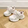 Zapatos de malla nuevos de otoño para niños al por mayor talla 32-37 zapatillas infantiles de suela ligera zapatillas casuales para niñas estilo papá 6412