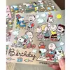 Adesivos Diários do Snoopy Estilo Desenho Animado Novo snoopy Decoração Desenho Animado diy Telefone Diário Garrafa de Água Adesivos para Tablet