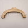 Directo de fábrica madera maciza hebilla magnética dorada boca clip de madera clip de madera asa de bolsa tejida boca asa de madera bolsa dorada boca