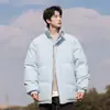 Chaqueta de Algodón de Invierno Repelente al Agua Estilo Nuevo Cálida Cuello Alto Ropa de Algodón Unisex Engrosada Nicho Chaqueta de Panal al por Mayor