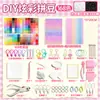 Pintoo Tecido Termocolante Glitter Tecido Piscante Contas Pintoo Fusion Kit de Materiais Pintoo Conjunto Completo 2,6mm Todas as Cores Contas Pintoo