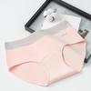 32A algodão antibacteriano entrepernas longo calcinha de algodão feminina cintura algodão macio meninas calcinha feminina atacado
