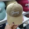 Gorra de Béisbol Bordada con Letras Coreanas de Moda Simple, Sombrero de Visera Curva para Deportes al Aire Libre en Primavera y Verano, Gorra de Lengua de Pato para Correr
