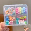 Pinzas y Gomas para el Cabello Especiales para Muñecas de Algodón, Materiales Hechos a Mano para DIY, Alta Elasticidad, Gomas para el Cabello No Dañinas para Muñecas que Lloran