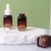 Frasco de Vidro com Fundo em Grade de 10ml em Estoque do Fabricante, Frasco Conta-Gotas, Frasco Dispensador de Líquido Essencial, Frasco Quadrado para Óleo Essencial com Fundo em Grade