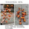 Fabricante de Flores Artificiais Laranja Pôr do Sol, Laranja Vermelho Pôr do Sol Arco para Corredor de Casamento com Tema de Outono Decoração Suave Flores Artificiais Atacado