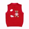 Ropa para Niños Invierno Nuevo Chaleco Cálido Japonés para Niños Chaleco Bordado con Animales de Dibujos Animados y Letras
