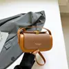 Bolso Pequeño Cuadrado de Moda Tendencia 2025, Bolso de Hombro Único Cruzado, Bolso de Mano Artístico Simple, Bolso Caja Retro de Lujo Ligero